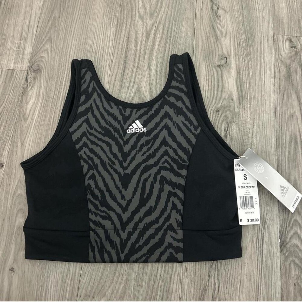 Adidas black and grey sports bra #fitness